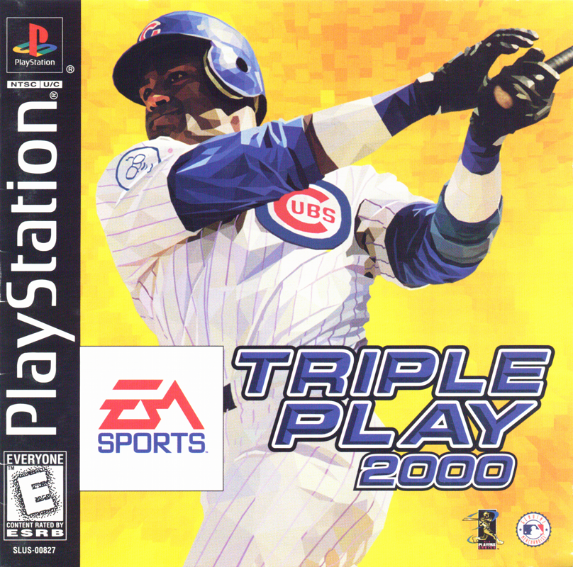Triple Play 2000 box art for Playstation